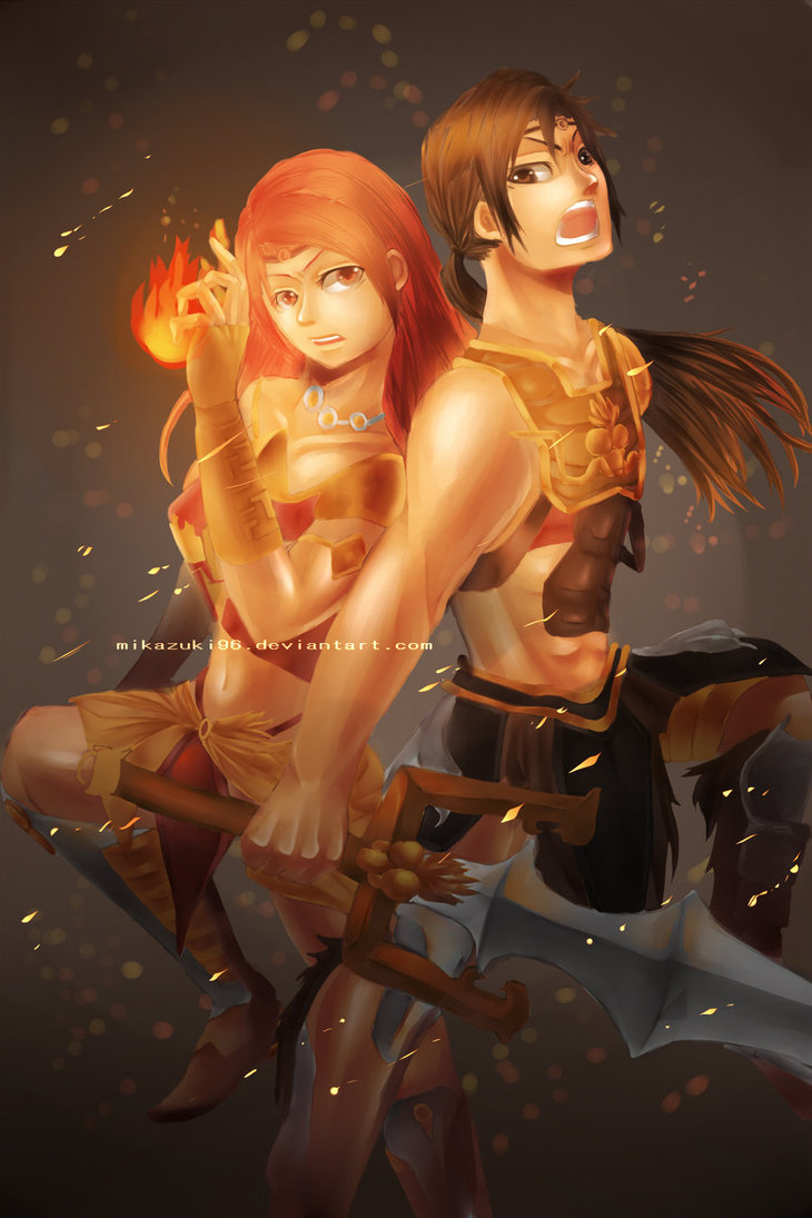 Fan Art: Xeus & Fyre Team up Fan Art: Xeus & Fyre Team up