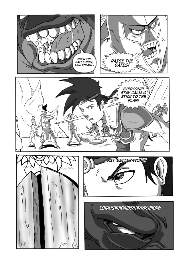 Issue 08, Page 33, Raise the Gates
