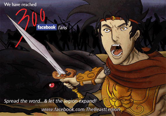 Beast Legion 300 fan Celebration pic!